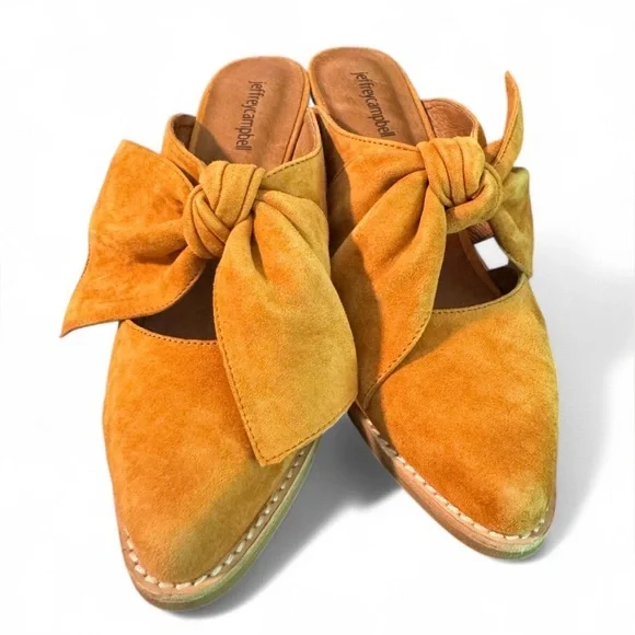 Jeffrey Campbell Suede mules 8.5 - Picture 3 of 6